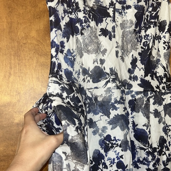 Peruvian Connection Linen Floral Dress - Picture 6 of 6